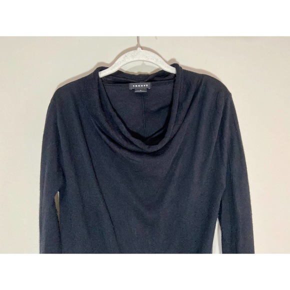 Trouve Black Pullover Cowl Neck Sweater Size M - Picture 2 of 8